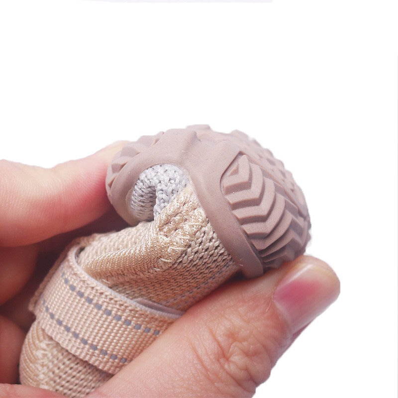 Purple Breathable Woven Dog Shoes for Small to Medium Dogs XL